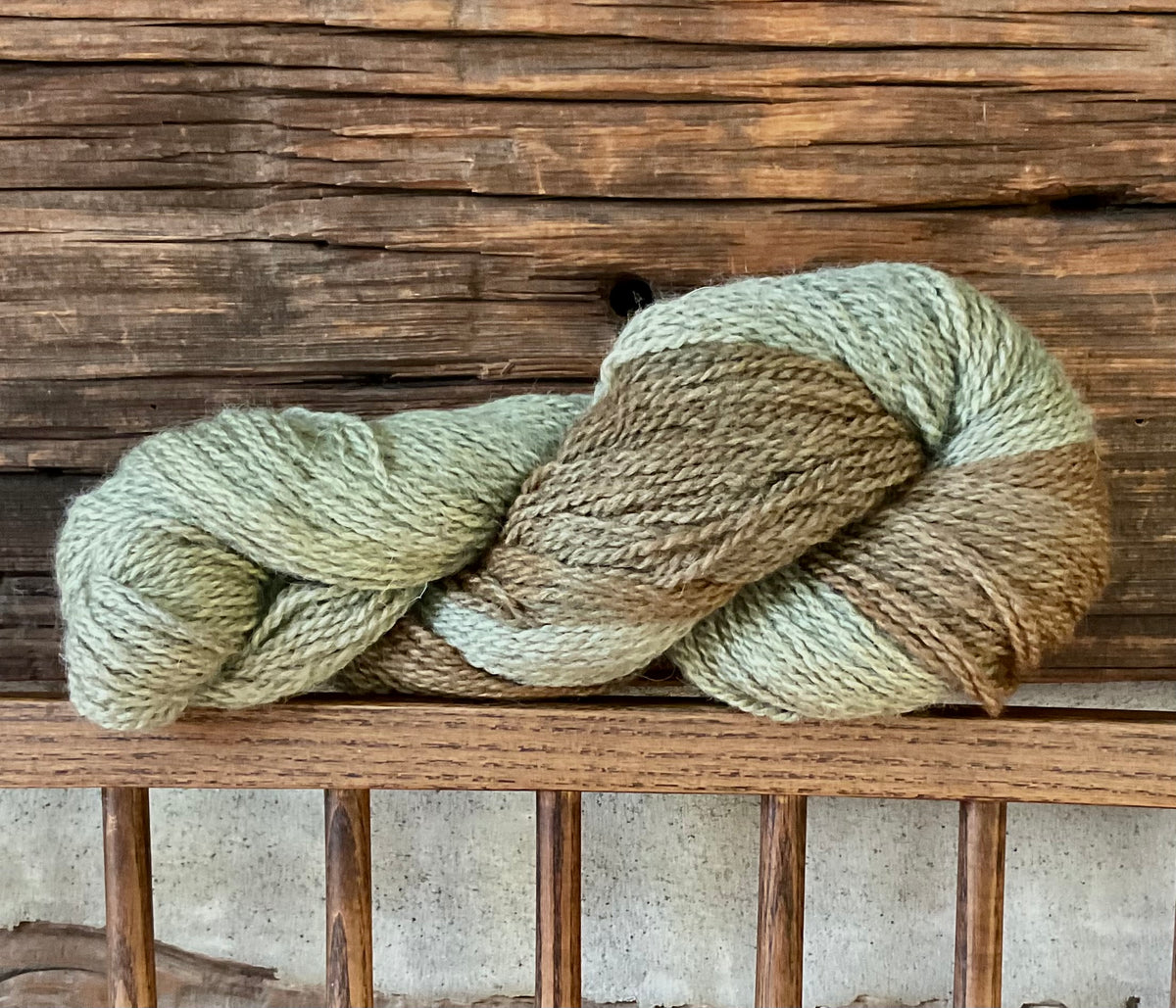 Fingering- Blueface Leicester/Masham "Black Walnut, Avocado, Indigo, Marigold”