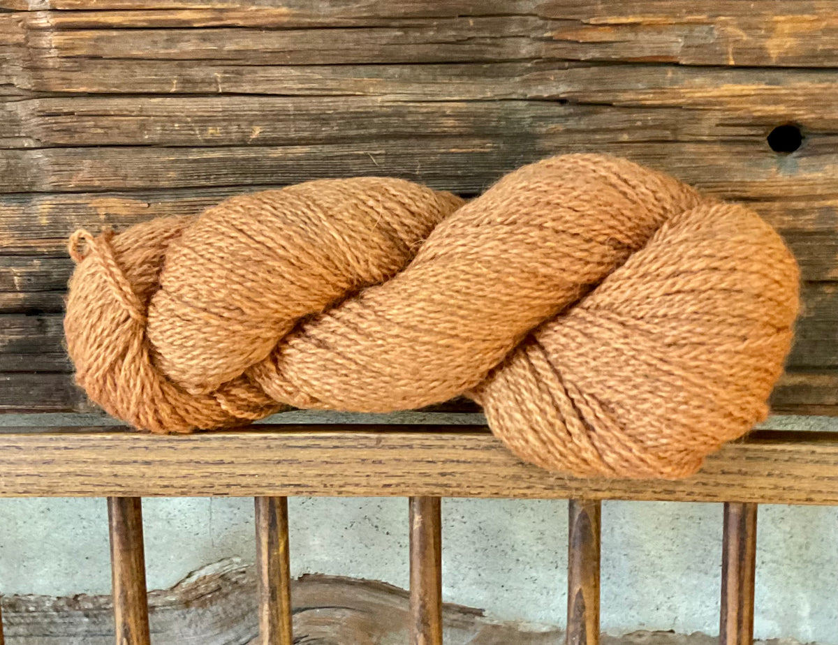 Fingering- Blueface Leicester/Masham "Avocado, Sumac, Madder”