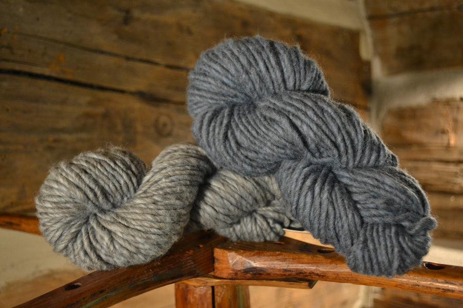 Chunky naturally dyed bulky weight yarn